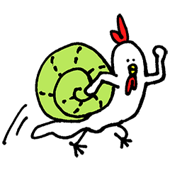 愛と鶏のきまぐれスタンプさん
