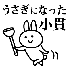 うさぎになった小貫
