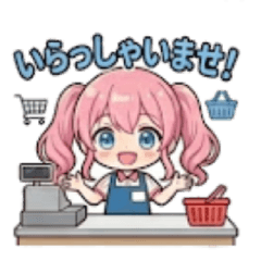 コンビニ日常使いスタンプ