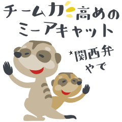 チーム力高めのミーアキャット*関西弁