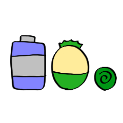 デンチとタマゴとカタツムリ2+