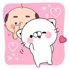 猫かぶってる人が使えそうなスタンプ