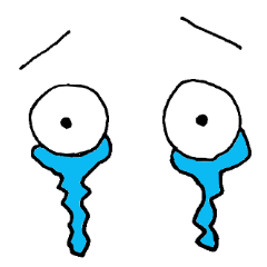 表情・・だけでごめんね