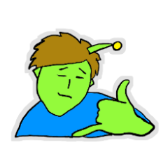 謎の大学星人スタンプ