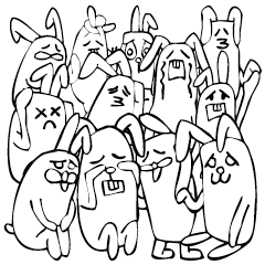 うさぎーランド　消極的編