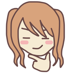 女の子のスタンプ！