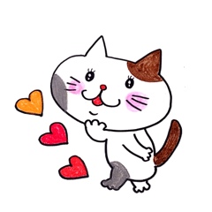 毎日使える恋する三毛猫