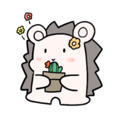 退屈なハリネズミ。