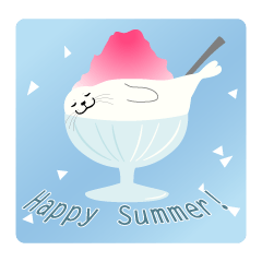 フチなし！白い動物