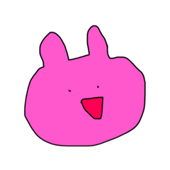 しんぷるうさぎ（かおだけ）