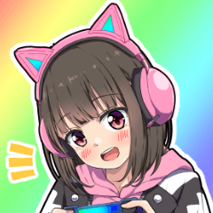 ゲーマー女子 Bigスタンプ