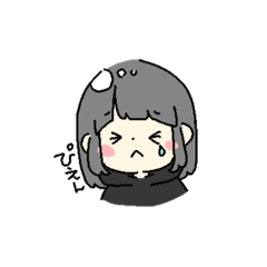 パーカー女の子。