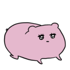 きらきらピンクなハムスター