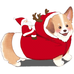 絵本なほんわかコーギー犬〜Winter World〜