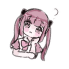 ピンクツインテールのうさぎさん