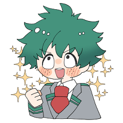 hatuのヒロアカスタンプ