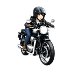 リアルバイク女子ライダー①