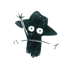 シルエットくんのスタンプ