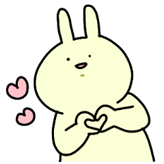 うさぎの日常スタンプ