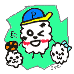 テラスのプップ・ファミリー