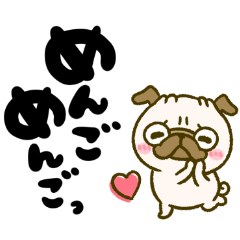 懐かしい言葉♡パグさん