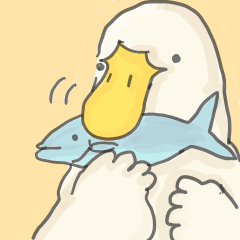 マッタリあひるスタンプ