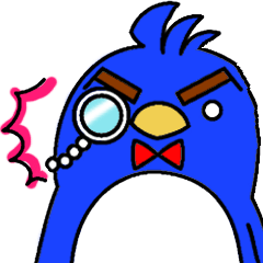 JKが頑張って描いたモーリー伯爵のスタンプ