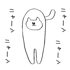 真正面から見た猫