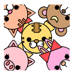 虎のとらんくんと素敵な家族