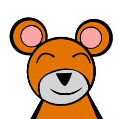 クマのアクションスタンプ