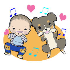 オーストラリアンシェパードセラとKちゃん