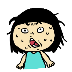 前髪が短い女の子