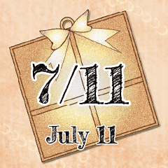 7月11日記念日BIGスタンプ