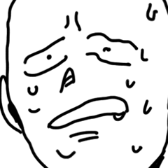 ハゲの色んなスタンプ