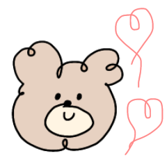 シンプルに可愛い日常いつでもスタンプ