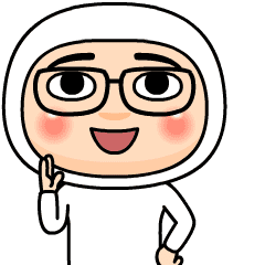 白タイツ63号★アバタースタンプ+メガネ