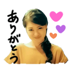 役者、藤岡まゆみのスタンプ