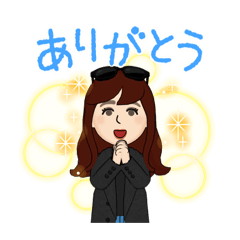 よしのの気持ちスタンプ髪ふわ編