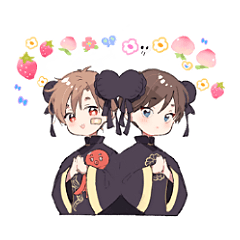 うさにゃーのスタンプ