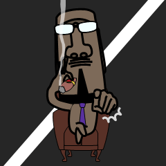 BIG！モアイ次長の小言スタンプ