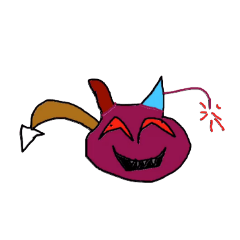 百目鬼玲緒の画伯スタンプ