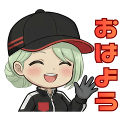 工場で働く女の子　てんぷるちゃんL