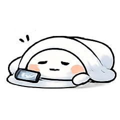 おふとんから出たくない日常スタンプ