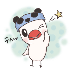 パンダ帽をかぶった文鳥3〜ほっこり元気編
