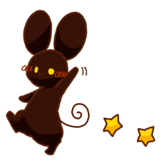 星ねずみのスタンプ