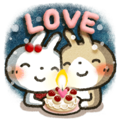 女子力UP！白うさぎさん 冬恋パック