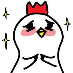 かわいい,うけるひよこと鶏