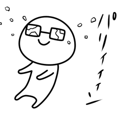 メガネをかけた人