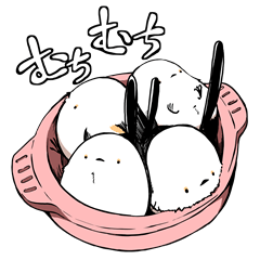 はしゃぐシマエナガ4