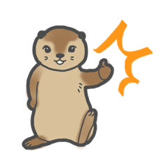 ユーリカワウソスタンプ